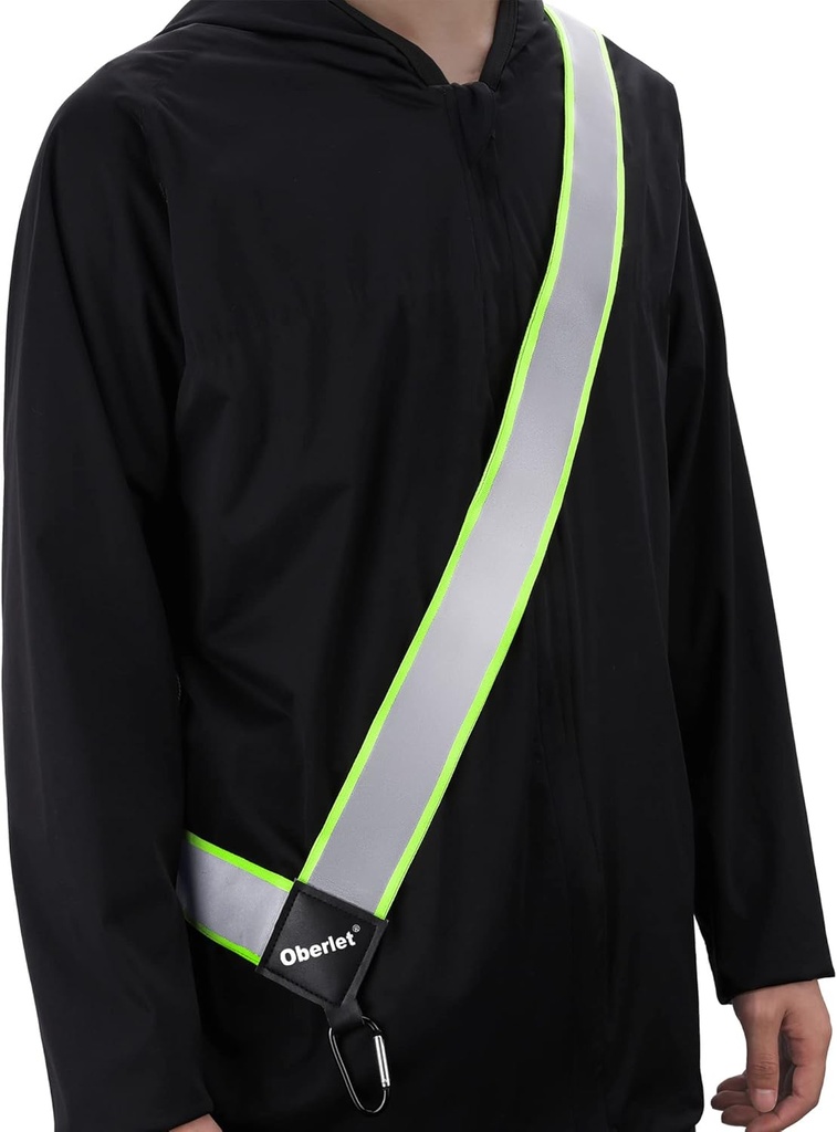 Reflective Running Gear | Reflective Sash for Walking at Night | High Visibility Reflective Sash | Reflective Belt for Walking in The Dark | A