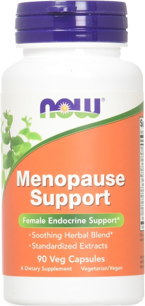 2 Garrafas de agora Alimentos Suporte Menopausa, 90 cápsulas