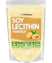 XPRS Nutra Soja Lecitina em pó emulsionante de gordura grau de alimentos - Adequado para cozinhar, cozimento e mais - Vegan Friendly Soja Lecitina em pó Cooking Aid (16 Ounce)