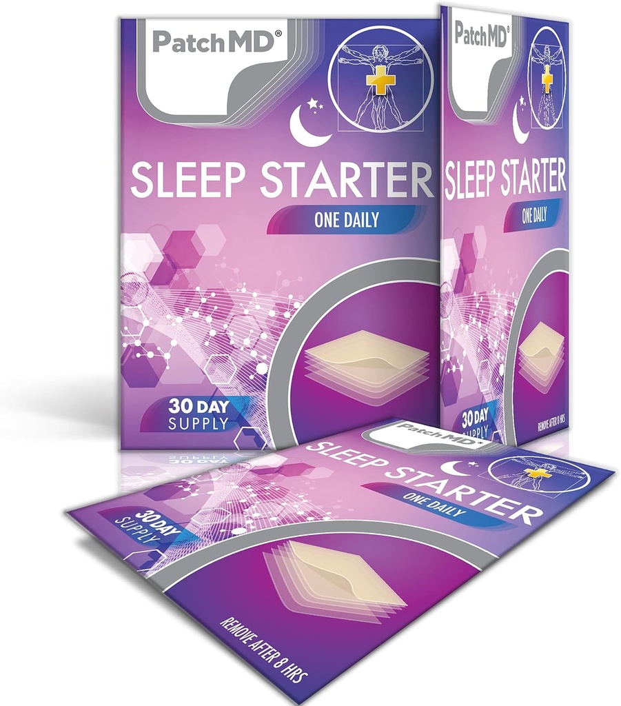 PatchMD iniciar o sono, suprimentos de 30 dias, um diário