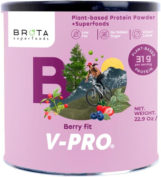 Vegan Protein Powder - Proteína Baseada em Plantas para Energia & Muscle Boost - Shake limpo em sabor de mistura de cerveja