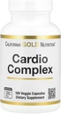 California Gold Nutrition Cardio Complex com CardioAmino Blend, CardioPhyto Blend e Coenzyme Q10, 180 Cápsulas Veggie
