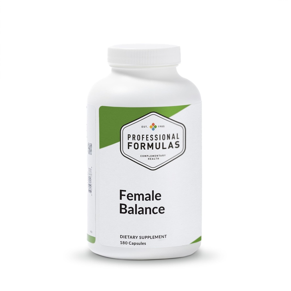 Fórmulas Profissionais Equilíbrio Feminino – Glandulares com Raiz de Cohosh Preto, Vitaminas e Minerais para apoiar o equilíbrio hormonal pré-menstrual e menopausal e bem-estar emocional - Glúten Grátis, 90 Cápsulas