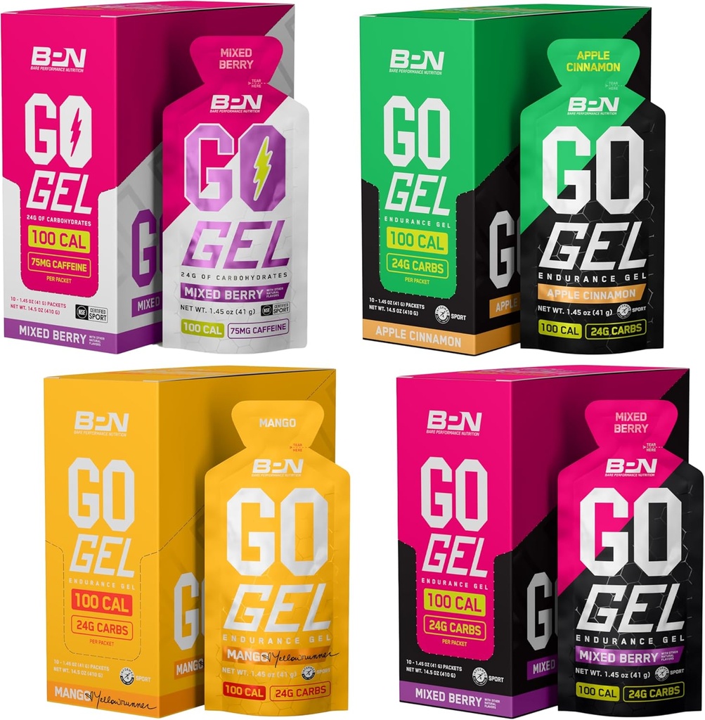 NUTRIÇÃO DE DESEMPENHO BPN Go Gel Pacote Mega Variety