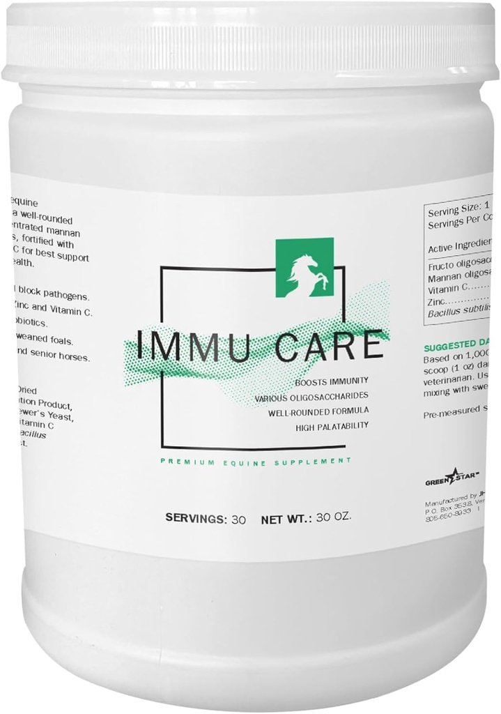 Estrela Verde, Immu CareTM, Suplemento de Equino em Pó, Aditivo à Alimentação, 2 Lbs