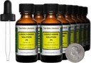 Solução de Iodo de Lugol / 2% / 12 Oz em 12 garrafas de vidro âmbar / Droppers grátis / EUA