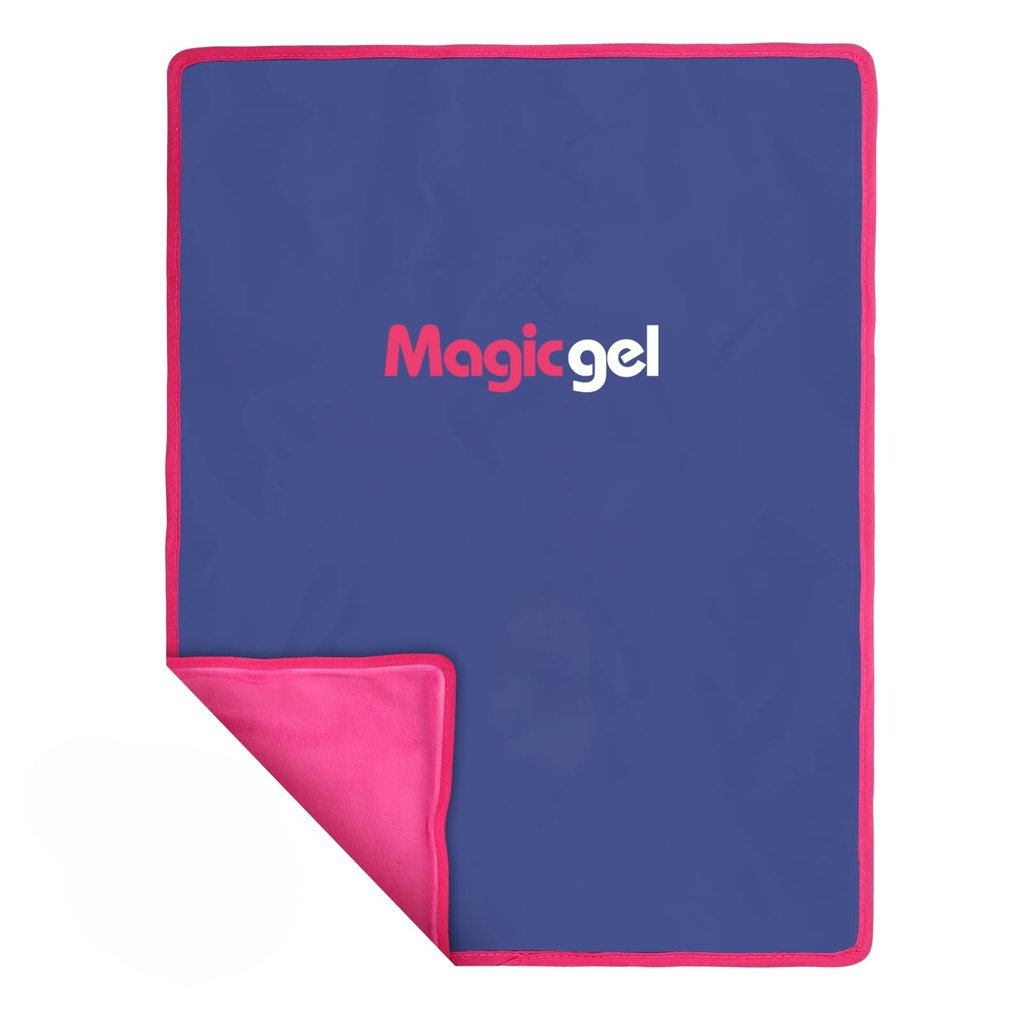 Pacotes de Gelo de Gel mágico para lesões reutilizáveis (15" x 11") - Grande Pacote de Gelo - Flexible Cold Cooling Pad - Gel Pack for Shoulder, Back, Hip, Joelho, Perna, Lower Back