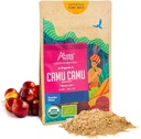 Andes Camu Camu Fruit Powder (Myrciaria dubia) - Rico em Vitamina C & Ácido Ascórbico - Imunoestimulante e manter a atividade cerebral - Não OGM, Vegan