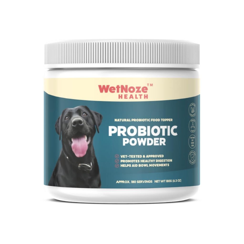 Probióticos para cães Saúde Digestiva (Chicken & Bacon) - Dog Probiótico pó aliviar Diarréia, Obstipação, & Mais - Doces de calma do cão – suporte digestivo cão de força máxima