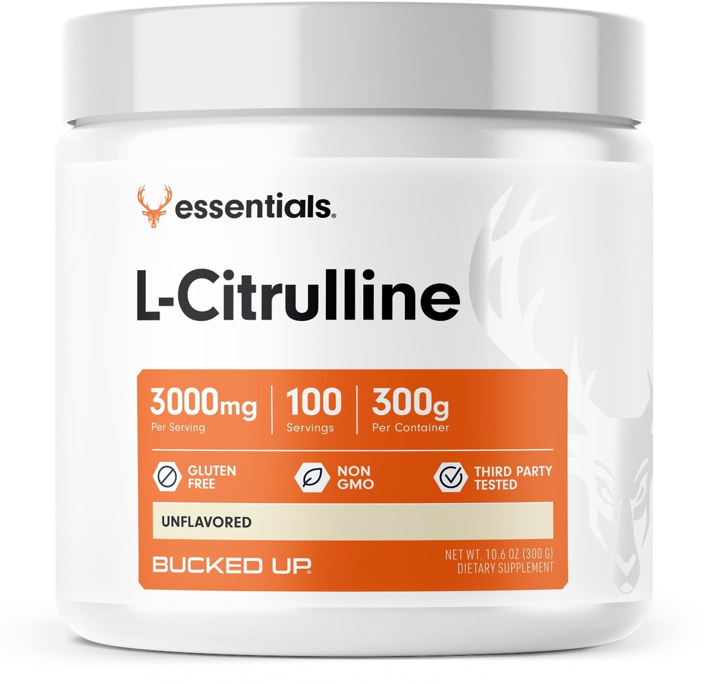 Bucked Up L-citrulina 3000mg Pó, Essentials (100 Servings)