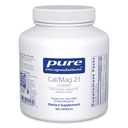Encapsulamentos puros Cal/Mag (Malate) 2:1 - Cálcio & Magnésio (Malate) - Suplemento de Saúde Óssea* - Absorção Optimal - Vegan & Gluten Grátis - 180 Cápsulas