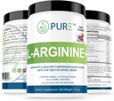 L-Arginina PURE+ L-Arginina+, L-Arginina L Citrulina CoQ10 e More! Suporte para pressão arterial, colesterol, energia, fluxo de sangue, desenvolvimento muscular e muito mais (Manga Tropical)