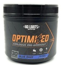 "Otimizado" Blue Razz Pré-treino Pó / Bombas maciças / Aumentar a massa muscular, força e foco / Beta Alanine + L-Citrulina + Betaína Anidra + Creatina + Cafeína Anidra / 30 Servimentos