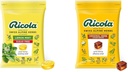 Ricola Sugar Free Limão hortelã Tosse Supressor Gotas Garganta, 105ct Bag & Original Natural Herb Gotas Tosse, 115 Conde, Supressor Tosse & Garganta Aliviando Gotas