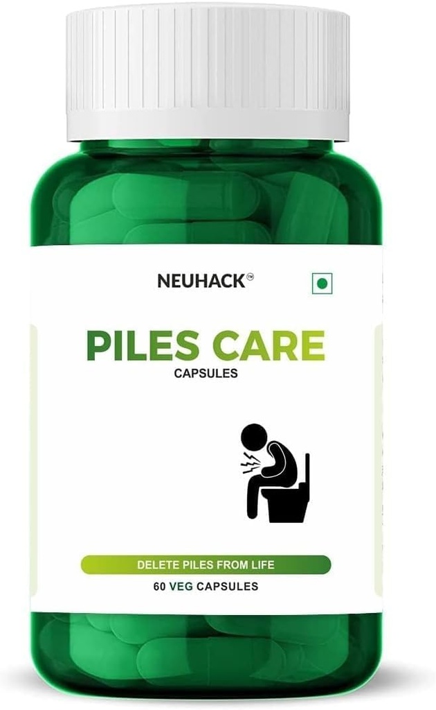 Piles Care Herbal Cápsulas para Colon Health- Ayurvedic Piles Supplement
