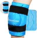 XXL Knee Pacote de gelo Envoltório, Pacote frio reutilizável para dor e alívio da inchação do joelho