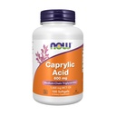Now Foods Supplements, Caprylic Acid 600 mg, MCT (medium-chain triglicerídeos), 100 Softgels