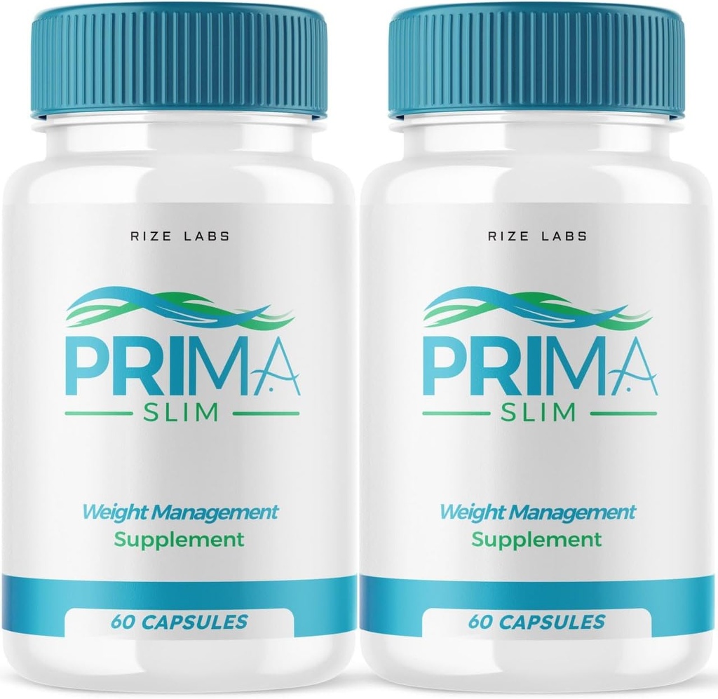 Rize labs Prima Slim Supplement, Prima Slim Cápsulas para ser saudável e Fit, Prima Slim Advanced Formula, Prima Slim Pills para Great Body, Prima Slim Pastillas Review (120 Cápsulas) (Pacote de 2)