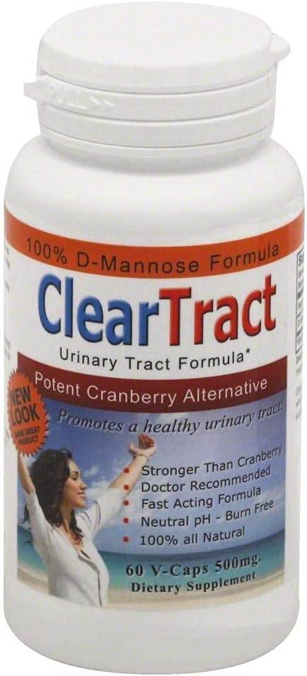 Cleartract D-mannose, 60 Caps por ClearTract (Pacote de 3) 3