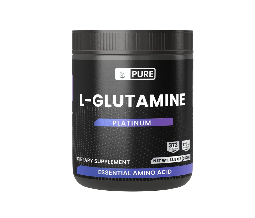 Puro original Ingredientes L-Glutamina pó, (12 oz), Aminoácido Natural, sem sabor, sempre puro