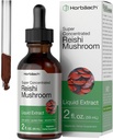 Horbäach Reishi Mushroom Extract Tintura 2 Fl Oz Drops Líquidos Ganoderma Lucidum Vegetarian, Alcohol Free .
