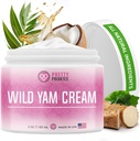 Creme de Yam selvagem orgânico para equilíbrio de hormônios - Raiz selvagem natural para suporte de hormônios - Suporte Menstrual de sono de humor confortável para mulheres com óleo de inhame selvagem