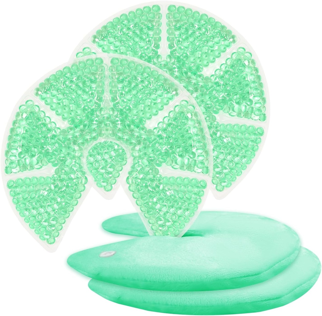 Hot / frio peito Gel Bead gelo pacotes de refrigeração peito / almofadas alívio para a amamentação, dor de enfermagem, Mastite, Engorgement, Inchaço, Plugged Ducts