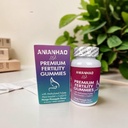 Pastilhas Premium de Fertilidade, chicletes femininos de equilíbrio, para a saúde e bem-estar da mulher, suplementos de concepção pré-natal, com CoQ10, folato e vitaminas, ovulação e ciclo menstrual