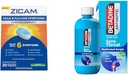 Alívio de sintomas frios de Zicam com Betadine Gargle Gargalo de Garganta Dores, Echinacea & Sambucus Comprimidos homeopáticos, 20 contagem & 8 FL OZ