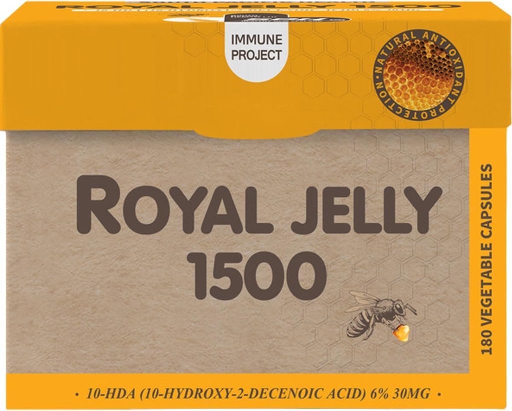 SPH 100% Pure Royal Jelly 1500 (10- HDA 6% 30mg) 180 Cápsulas (1)