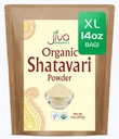 Jiva Orgânico Shatavari pó 14 Ounce Bulk Bag - Aspargus racemosus - Erva pura ayurvédica
