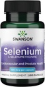 Swanson Selenium (L- Selenometionina) 100 mcg 200 Cápsulas