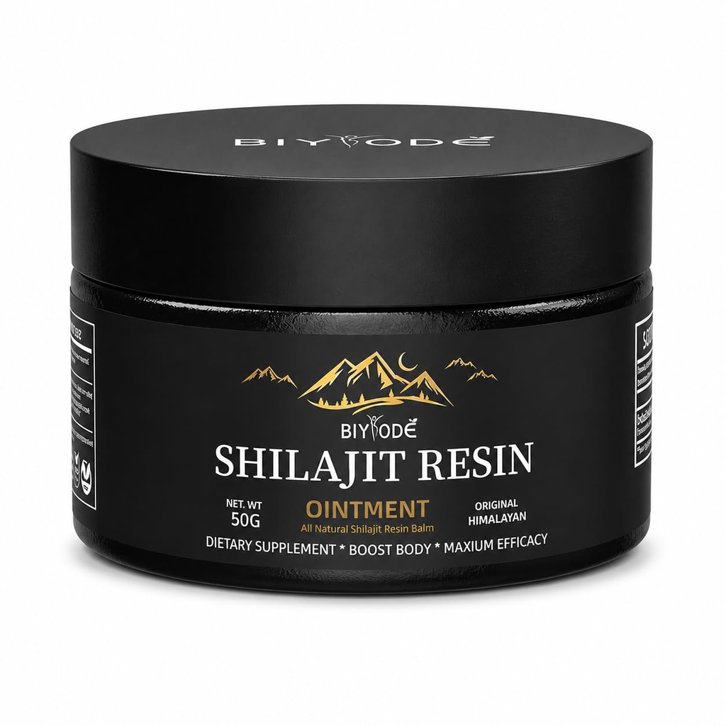 Himalayan Puro Shilajit Resin 600mg 100 Servings com ácido fulvico e 85+ Trace Mineral Vegan Não-GMO Suplemento de energia para homens e mulheres antiga fórmula ayurvédica