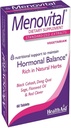 HealthAid Menovital – Suplemento de ervas duas vezes por dia para apoio ao equilíbrio hormonal