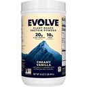 Evolver pó de proteína, Baunilha Ideal, 20g de proteína, 1 libra