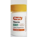Pacote especial de 5 -NIACIN TAB 100MG Rugby 100TB Watson Labs, INC (PSI) NO Post