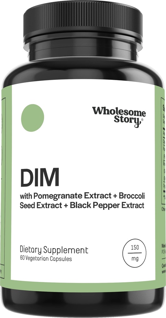 DIM Supplement Women SGS DIM Romã, brócolis e mistura de pimenta preta Estrogênio e Hormônio Equilíbrio para as mulheres