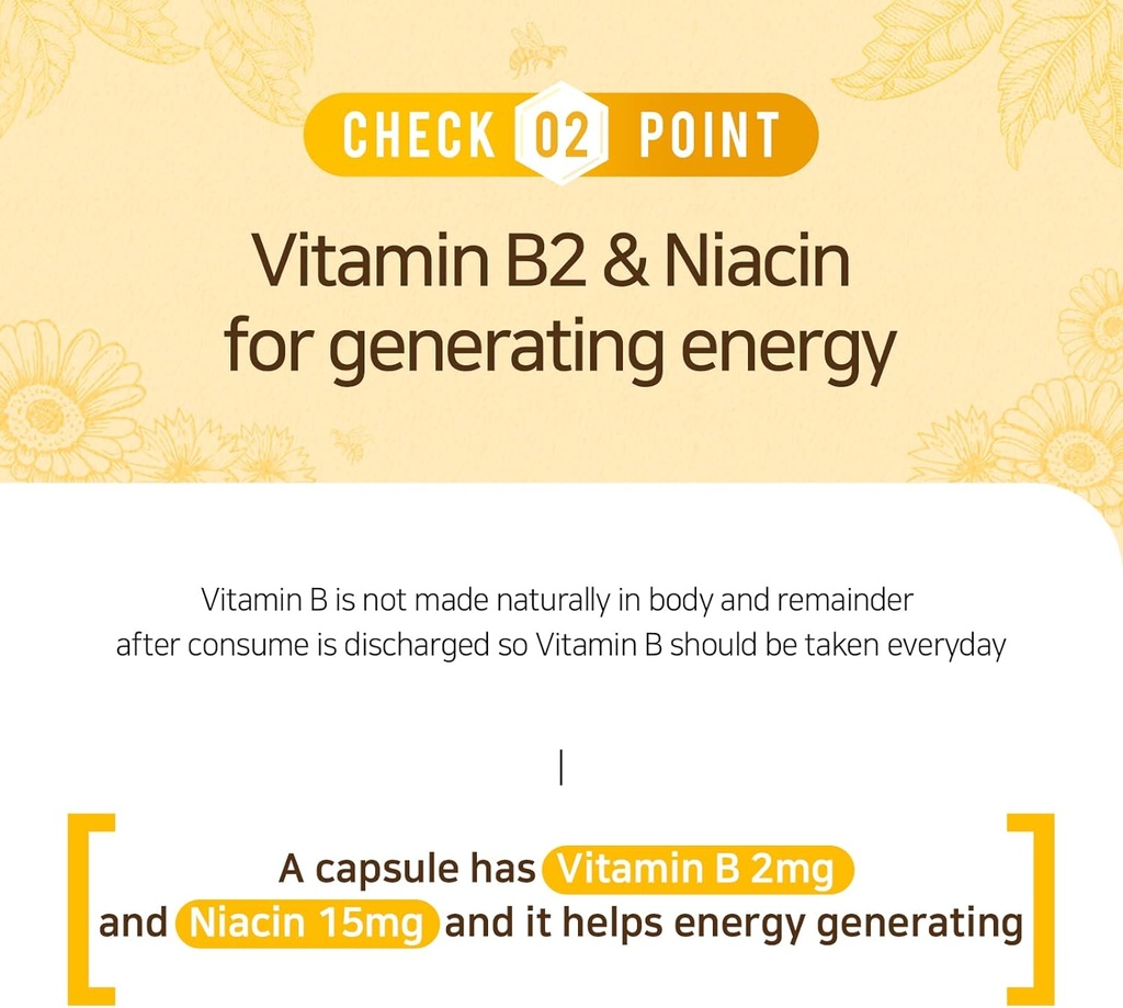 NZ Origem Royal Gold Vitamina B&E, 60 Cápsulas, Niacin 15mg Garrafa, Homens, Mulheres, Crianças, Suplementos dietéticos Suporta proteção da célula contra radicais livres, Produção de energia no corpo