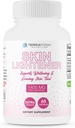 TerraForm Nutrition Skin Lightening Supplement, Glutationa 1000mg por serviço, Clears and Evens Skin Tons, Ajuda a limpar manchas escuras e cicatrizes de Acne - 30 Servings