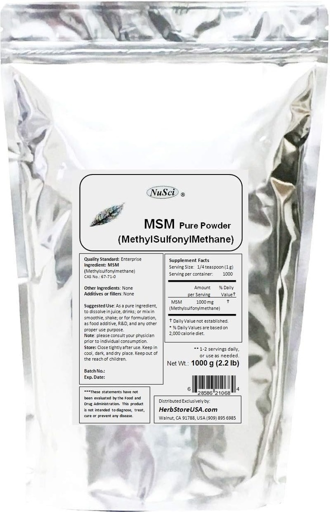 HSH (Metilsulfonilmetano) Pó puro (1000 gramas (2,2 lb))