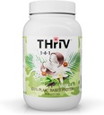 Thriv THriV Nutrição - Planta orgânica baseada em pó de proteína, Chocolate ou baunilha, Vegan, Gluten-Free, Não-GMO, Dairy Free, (2.5lb/1,140g) Pó (Vanilla)