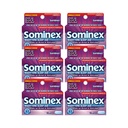 Sominex Sono-Ajuda à noite Caplets, força máxima, 16 ea (Pacote de 6)