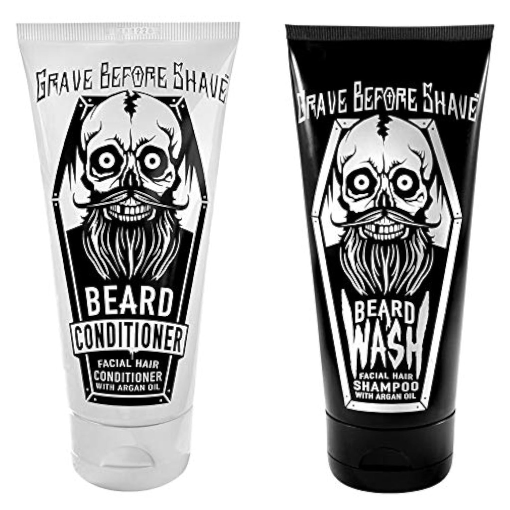 Grave antes ShaveTM Barba Wash & Beard Conditioner Pack
