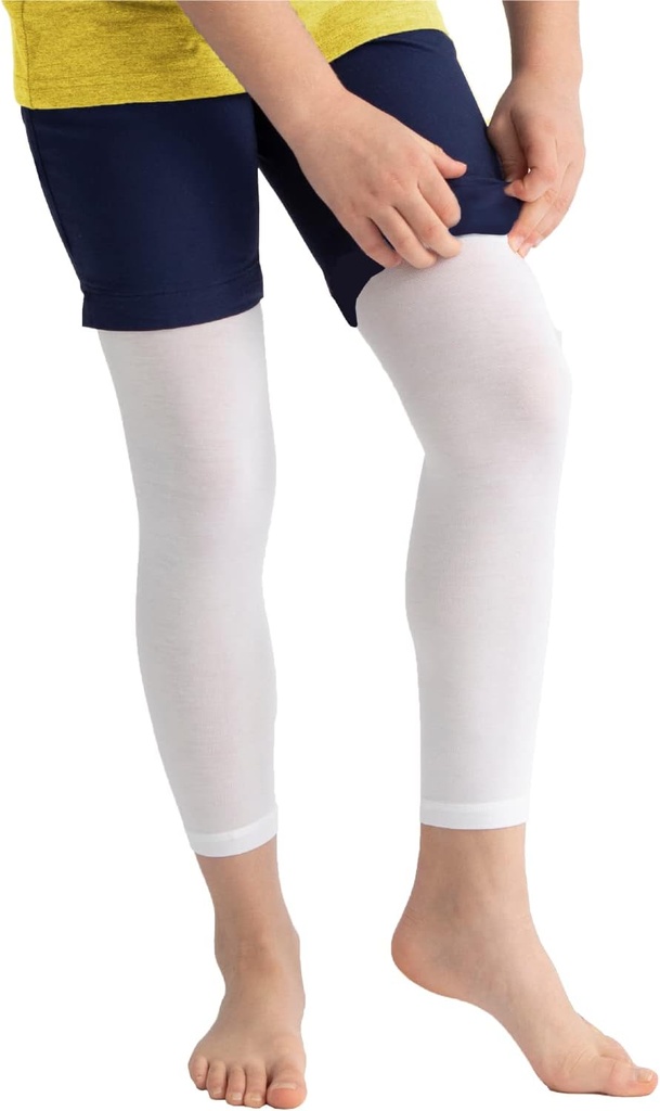 AD ResgateUsar Ultra-Soft Não-Itch Calças Eczema para Crianças, Eco-Friendly Tencel Vestuário Eczema, Sem zinco ou tintas (3 anos)... Branco