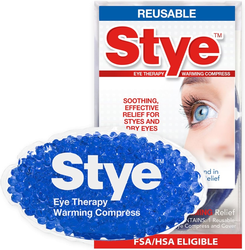 Stye Eye Therapy Reutilizável Compressão de aquecimento, alívio para Styes e olhos secos, reutilizável