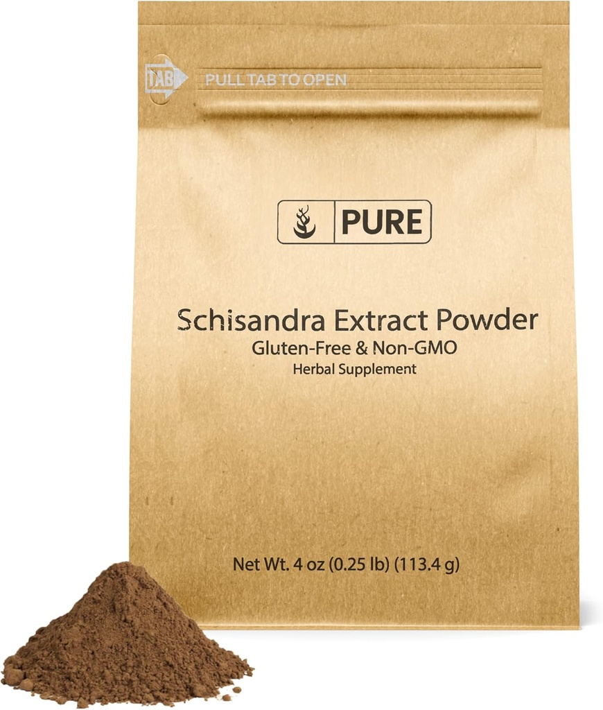 Puro Original Ingredientes Schisandra (4 onças), Não-GMO, Sem Glúten, Cinco-Flavor-Fruit, Herb tradicional