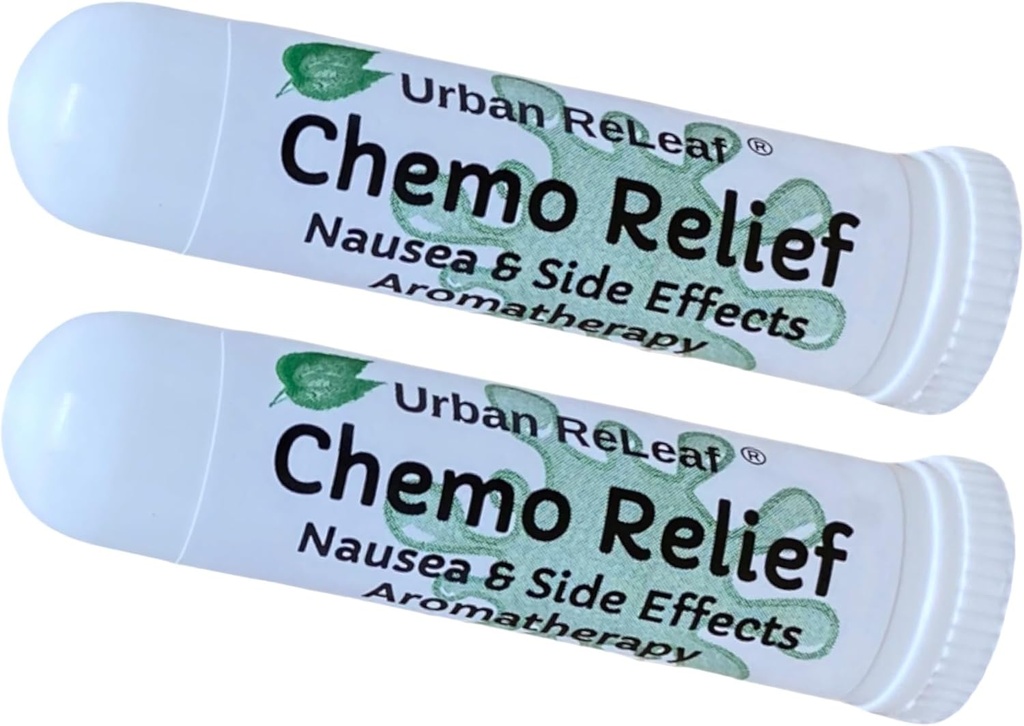 Urban ReLeaf Set of 2 Chemo Relief & Side Effects Aromatherapy Inhalers! Óleos Essenciais 100% naturais, feitos frescos nos EUA