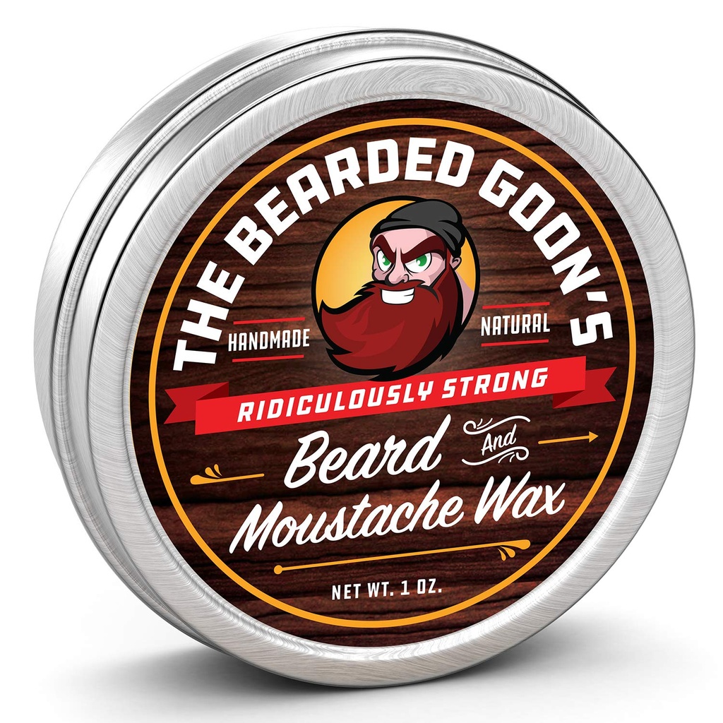 Ridiculously forte bigode e cera de barba para os homens controle de estilo de todos os dias para domar o cabelo facial