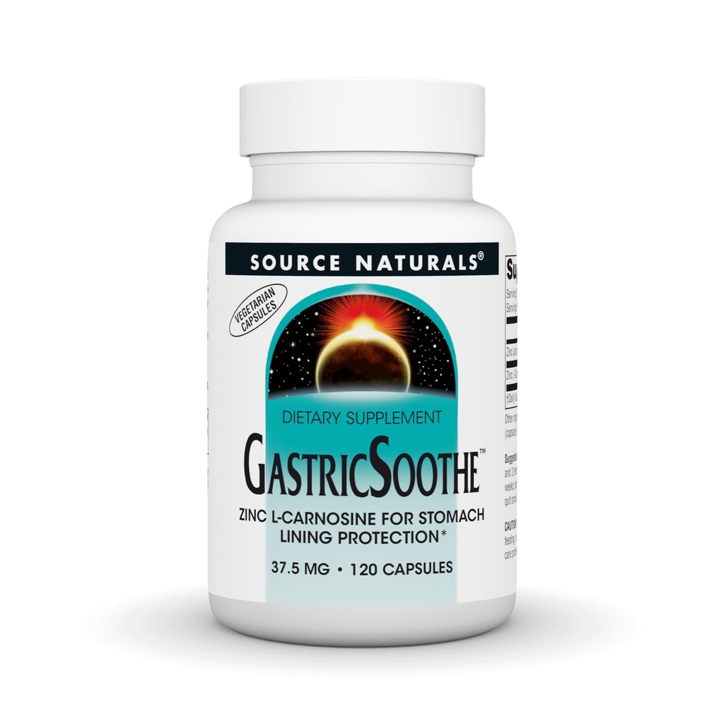 Fonte Naturals GastricSoothe Zinc L-Carnosine* - 120 Veggie Caps