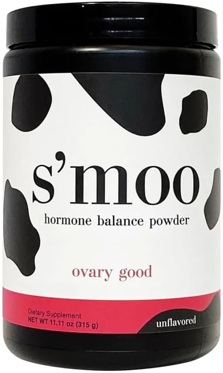 S’moo Ovary Bom - Sem sabor , 7-em-1 PCOS Suplemento , PCOS Multivitamin, Mio-Inositol Mistura, Equilíbrio Hormônio para as mulheres, Suplementos de fertilidade para as mulheres, Ovarian Health (30 Servings)